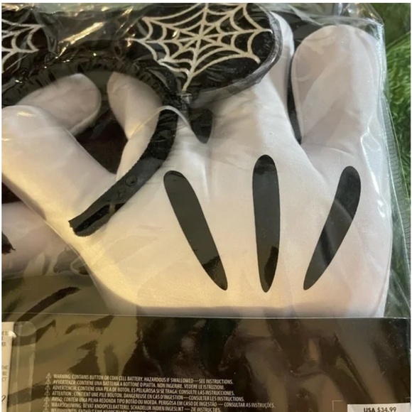 Mickey Mouse Light-Up Skeleton Costume Accessory Set for Adults, NWT - Picture 3 of 8